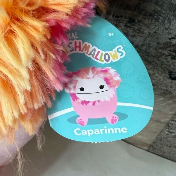 Caparinne the Pink Bigfoot Squishmallow 8” New with Tags Plushie Collectible - Picture 5 of 6
